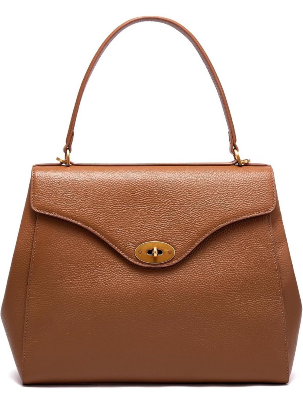 Stylish Genuine Leather Tote Bag for Women - Spacious Work & Travel Shoulder
